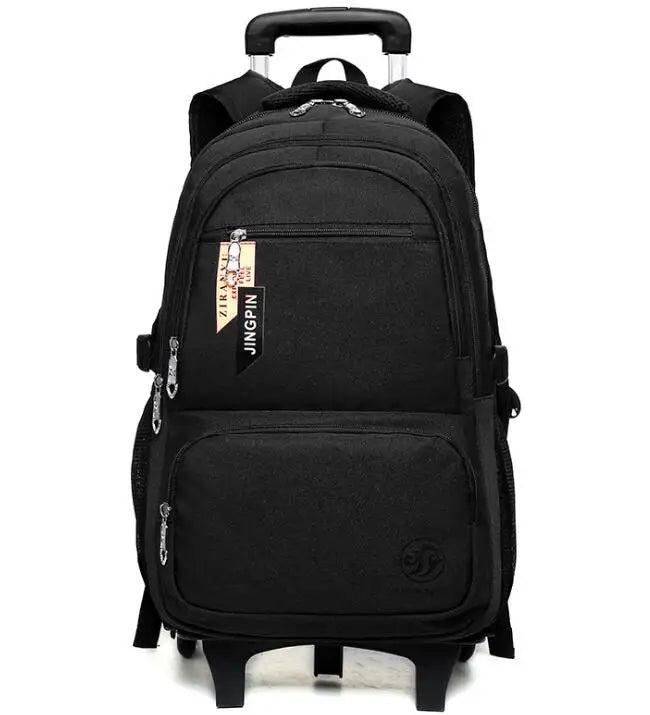 ZIRANYU school Trolley backpack bag with Wheels Student School book Rolling Backpack Bag For boys Children School Wheeled Bag