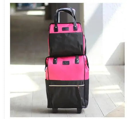 brand 20 Inch Women luggage bag set Trolley Bag Travel duffle wheels Suitcase Travel Rolling Bag Baggage bag Travel bag wheels