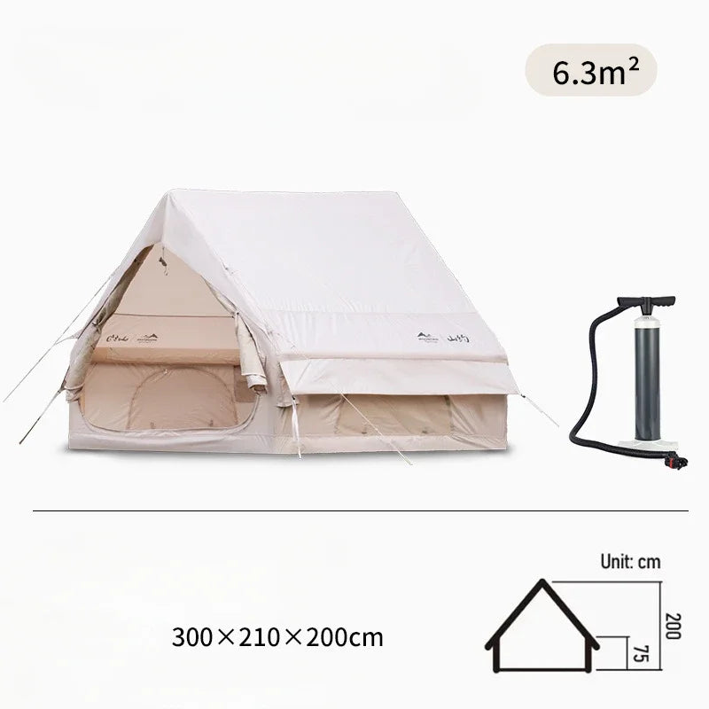 Oxford Cloth Fully Automatic Inflatable Tent Outdoor Camping Stay Overnight Rainproof Warm Thicken Portable Camping Tents