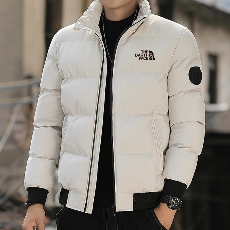 New men's winter jacket, cotton coat, slim fit coat, windproof, thick and warm men's parka coat, European size S-3XL