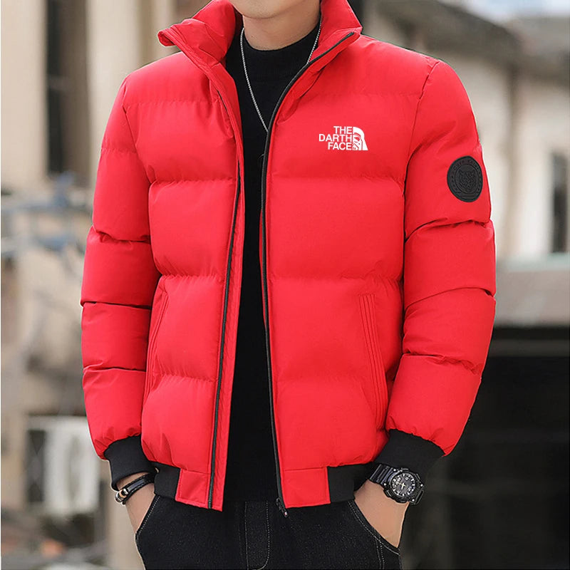 New men's winter jacket, cotton coat, slim fit coat, windproof, thick and warm men's parka coat, European size S-3XL