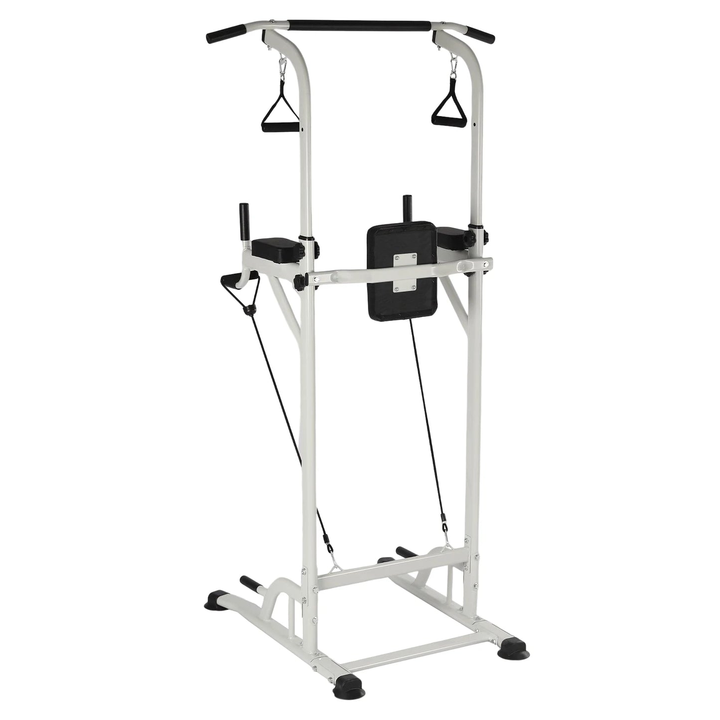 Power Tower, Dip Station Pull up Bar Home Gym Strength Training Workout Equipment,Adjustable Size