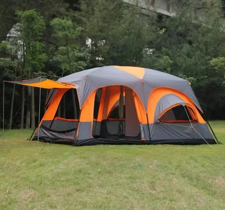 2023 Customized European 5 8 persons Large Luxury Family Tent 12 Person Family Cabin Tents for Camping Outdoor