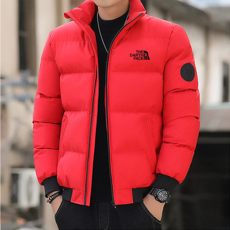 New men's winter jacket, cotton coat, slim fit coat, windproof, thick and warm men's parka coat, European size S-3XL